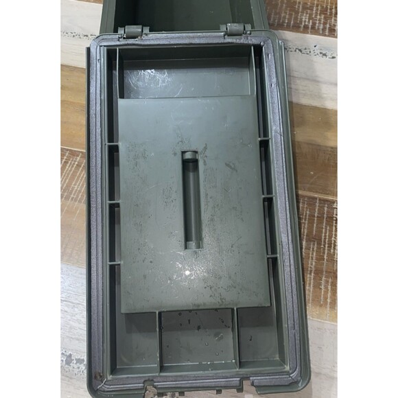 Wise 56011-13 15" L x 7.75" W x 6.5" H Olive Green Small Dry Box Ammo Tackle Box - Picture 6 of 6